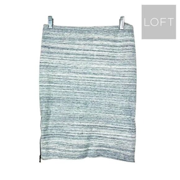 LOFT Women’s Pencil Skirt Elastic Waist Stretch‎ Bodycon Midi Skirt - Picture 2 of 11